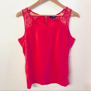 LE CHATEAU | Silky Lace Tank - Size M